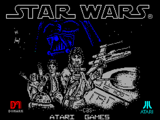 Star Wars title screen for ZX Spectrum